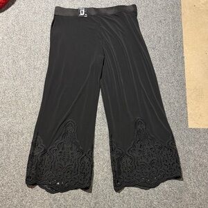 Alfani Kids Black Lace Hem Pants